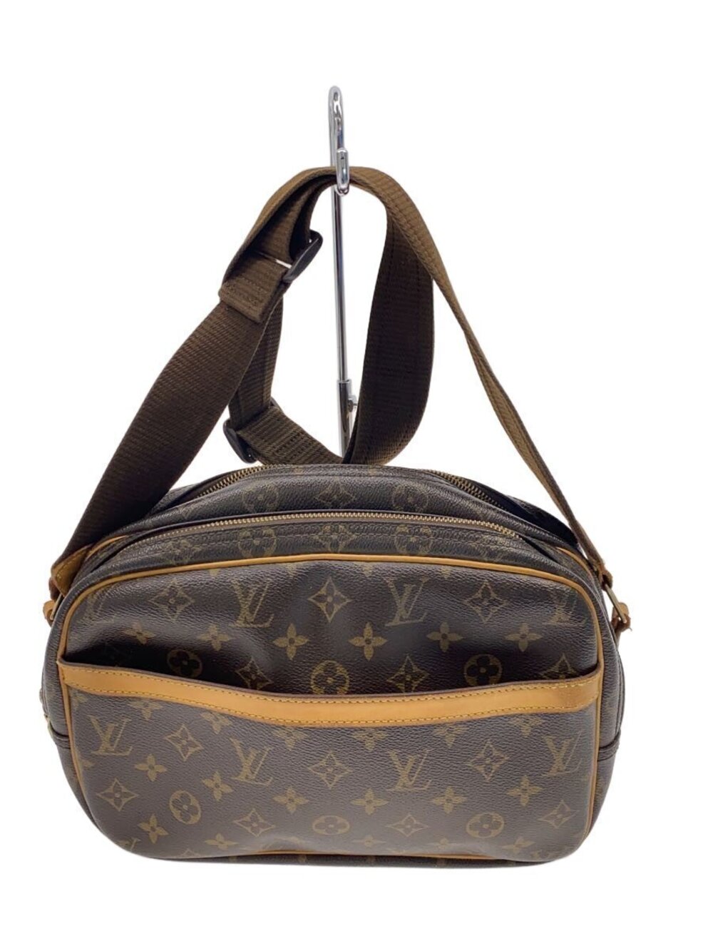 LOUIS VUITTON Reporter Monogram Canvas Brown